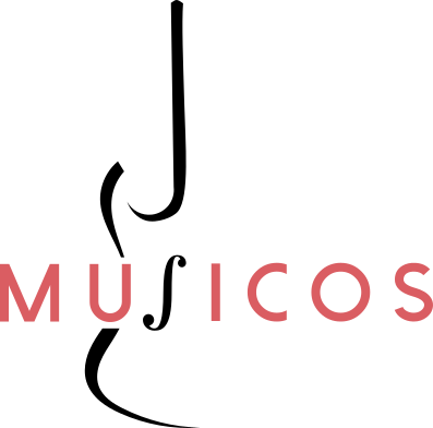 Logo of Musicos Productions intended for lighter backgrounds