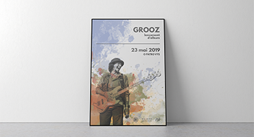 Poster designed by Musicos Productions for Grooz